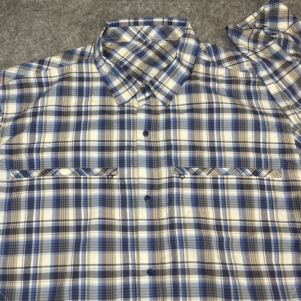 Rohan Equator Shirt Mens Size XL Long Sleeve Plaid Pattern Sun Protection UPF 40 - Picture 2 of 8